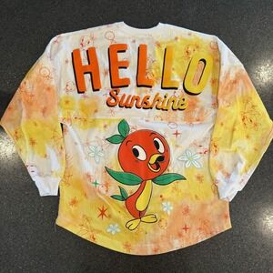 Disney Parks Spirit Jersey Hello Sunshine Orange Bird Shirt Adult Size XS